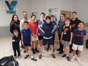 Retour en images sur le 1er stage jeunes Badminton du 24 octobre 2023
